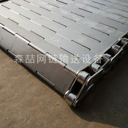 森喆高温板式链输送机-杭州输送机-金属件高温板链输送机