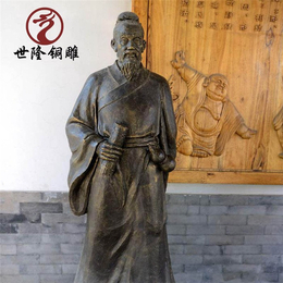 许昌大型步行街人物铜雕塑铸造厂*