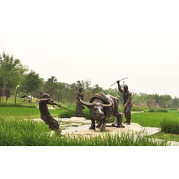 莱芜现代人物铜雕塑铸造厂-世隆铜雕