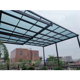 北京定制小区 耐力板雨棚 遮雨棚防晒隔热棚 单位停车棚
