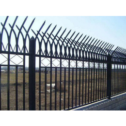 停车场铁艺围墙栏杆-定西铁艺围墙-锌钢护栏厂家