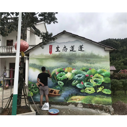 农村文化墙彩绘工程-安徽蓝脸墙体公司-合肥农村文化墙彩绘