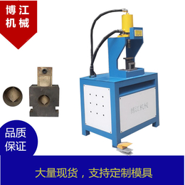 30锌铁管材液压切料 角钢截断工具 建筑爬架方通立式加工机器