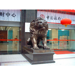 铜狮子订制-芜湖铜狮子-昌盛铜雕公司(查看)