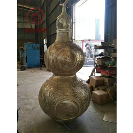 汕头铜葫芦-厂家*设计方案-铜葫芦雕塑制作