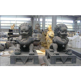 世隆雕塑(图)-故宫铜狮子-铜狮子