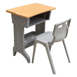课桌椅-广州鑫诺-连体课桌椅