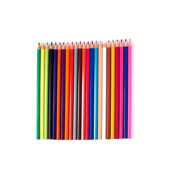 彩色铅笔定制厂家-彩色铅笔-龙腾塑料铅笔厂家定制