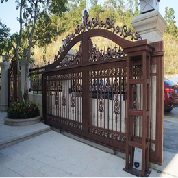 天津红桥区别墅欧式大门 铝艺护栏定制需求