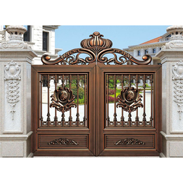 江苏铝合金庭院门-真意护栏质量可靠-铝合金室外庭院门